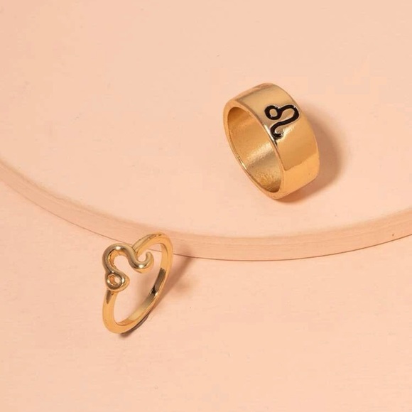 Bran New Leo ♌️ 2PCS Rings - Picture 2 of 8